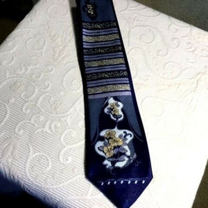 Men's Claudio Nucci Necktie - Floral Purple